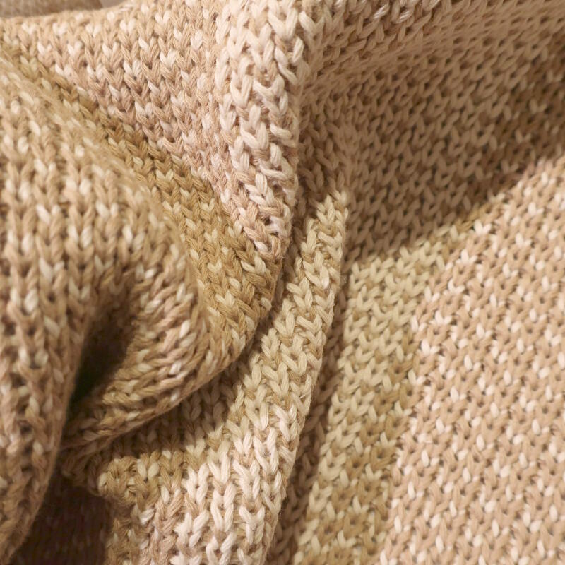 Checkerboard Knit Cappuccino (K5299/02)