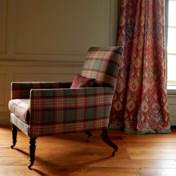 Lowick Plaid tomato/green (F4628-03)