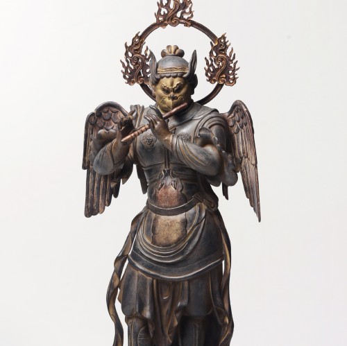 儀楽面迦楼羅かるら仏教の守護神8部衆インド神話ガルタの前身カルラ