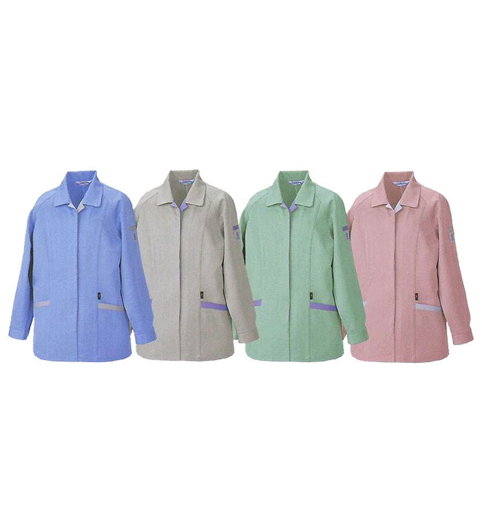 自重堂 80305 レディーススモック 秋冬用   低発塵のペアワーキング作業服 作業着