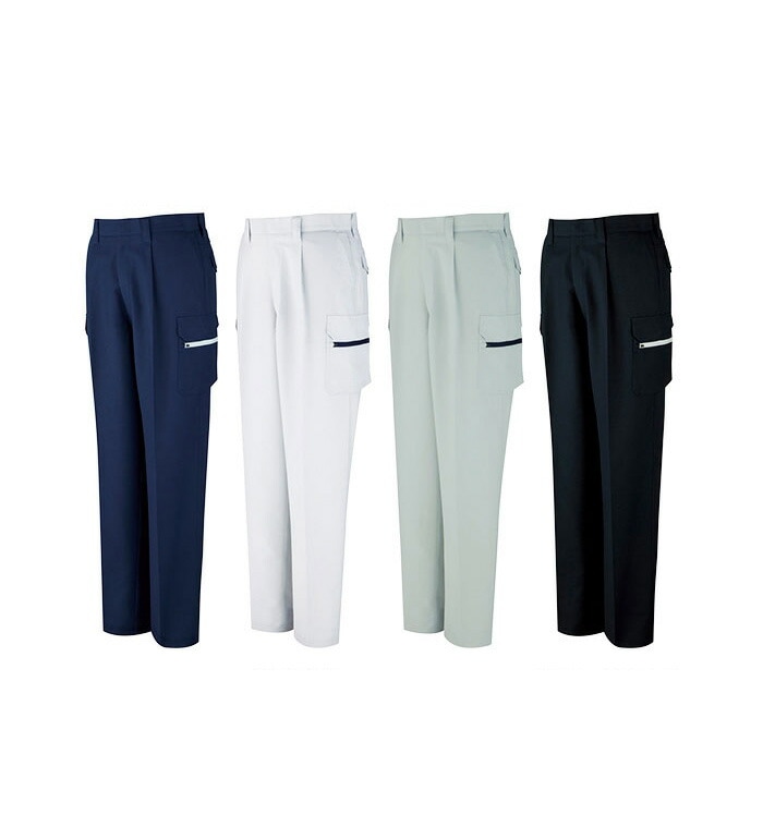 自重堂 86302 吸汗速乾ワンタックカーゴパンツ 春夏用  作業服 作業着