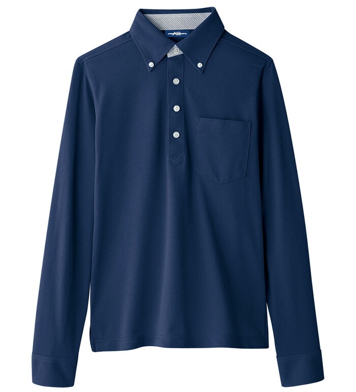 ANDARE SCHIETTI アンドレ スケッティ byコーコス信岡 A278 吸汗速乾 消臭長袖ボタンダウンポロシャツ