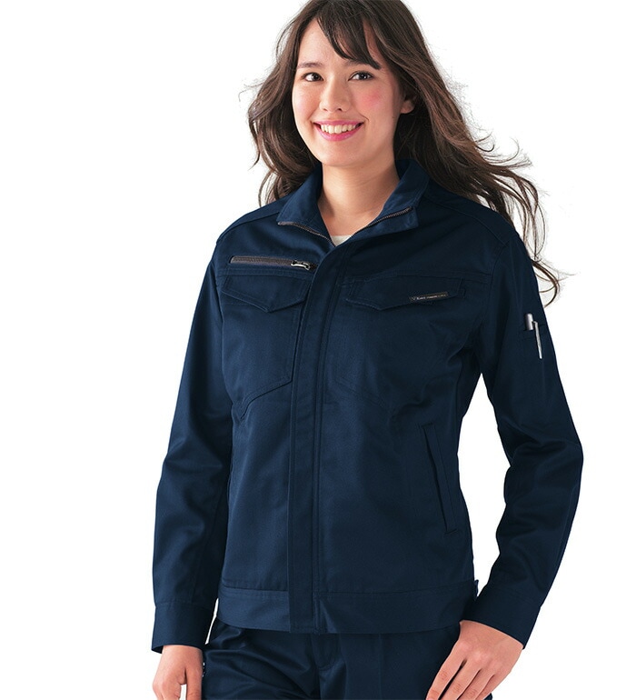 1689 レディース長袖ブルゾン 秋冬用  XEBEC ジーベック 作業服 作業着 ジャンパー ジャケット