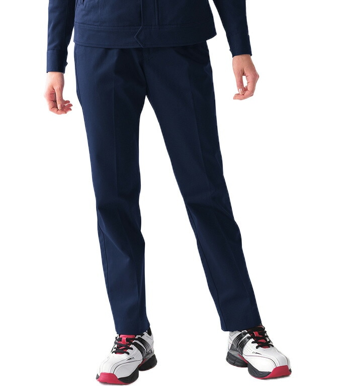 2025 レディースワンタックパンツ 秋冬用  XEBEC ジーベック 作業服 作業着 ズボン スラックス