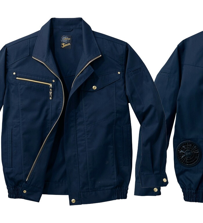 Jawin ジャウィン 空調服 54020 長袖ブルゾン 空調服 メンズ レディース  ファン バッテリー ケーブル別売り 作業服 作業着 