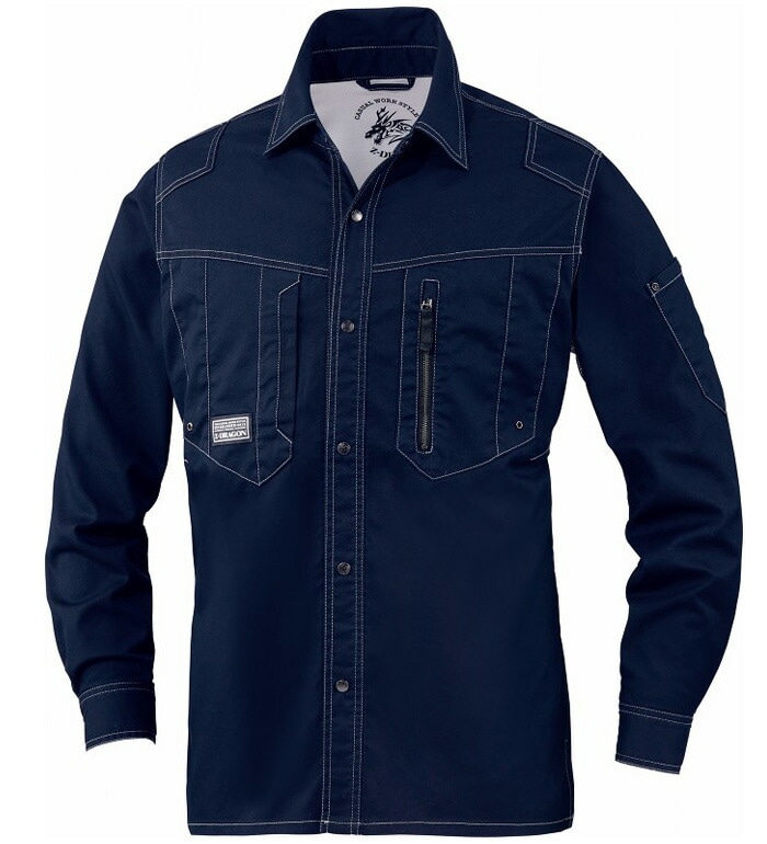 自重堂 Jichodo 75704 ストレッチ長袖シャツ 春夏用 メンズ　作業服 作業着