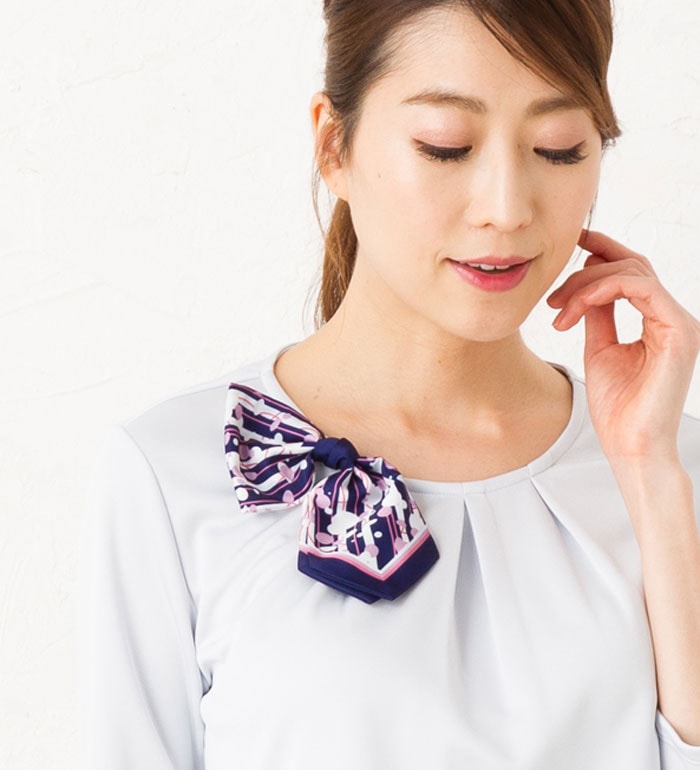 クリップリボン レディース 春夏 秋冬 事務服 オフィス制服 神馬 SELECT STAGE