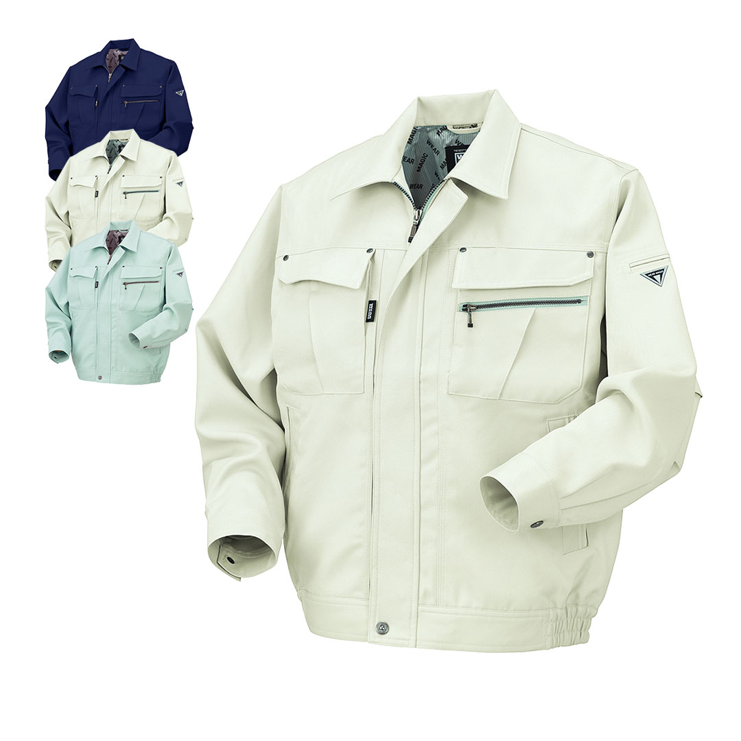 32517 長袖 ジャンパー クロダルマ 制電 防汚 メンズ 秋冬 作業服 作業着 ジャケット ブルゾン 2024AW