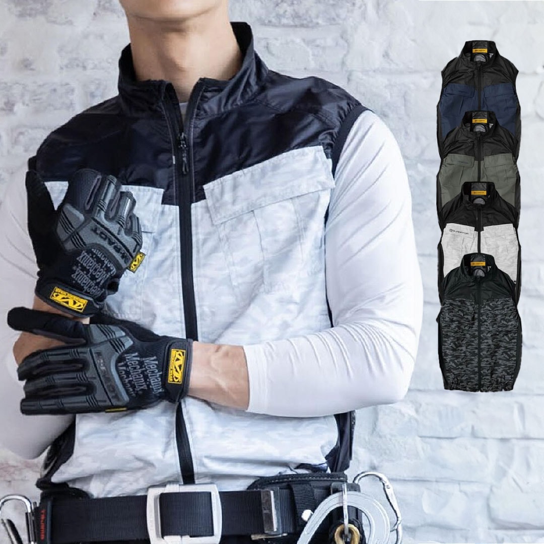 G4049 ベスト (ウェアのみ) グラディエーター 2025SS 空調 服 冷却服 熱中症対策 EFウェア ボルトクール ペルチェ対応モデル 最強配送