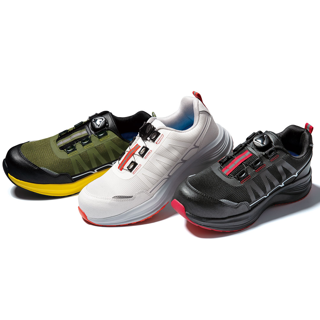 85418 セーフティー シューズ 安全 靴 ダイヤル式 軽量 通気 樹脂先芯 メンズ レディース 春夏 秋冬 ジーベック 作業服 作業着 作業靴 スニーカー 2025AW