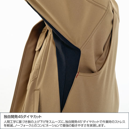 7081 長袖 ブルゾン バートル メンズ 秋 冬 裏綿 制電 帯電防止 ストレッチ 3L 4L 5L対応 建築 建設 作業服 作業着 ワーク ユニフォーム ジャケット BURTLE 