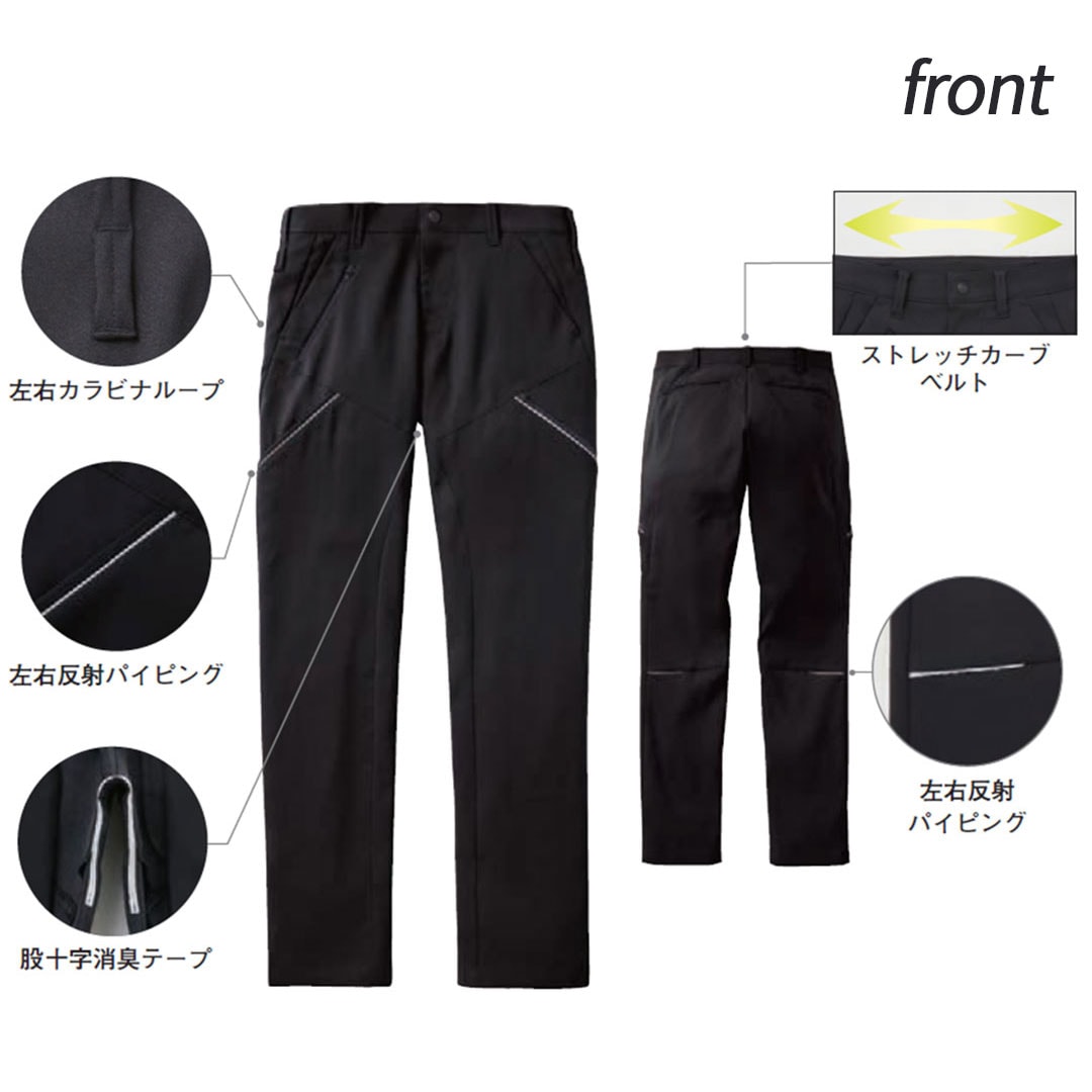 SPT12205 カーゴパンツ サンエス エコ素材 防汚 帯電防止 ストレッチ メンズ レディース 春夏 作業服 作業着 ズボン 2024SS