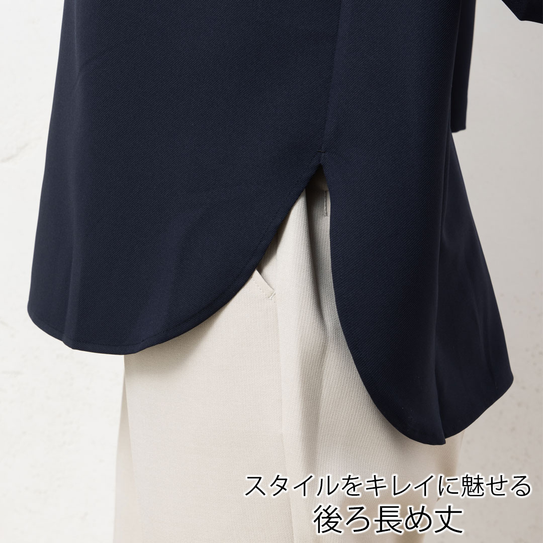 JANE PACKER プルオーバー 七分袖 カットソー レディース 事務服 オフィス 制服 春 夏 秋 冬 春夏 秋冬 ストレッチ 吸汗 速乾 吸水 吸水 透け防止 ジェーン・パッカー 2024SS
