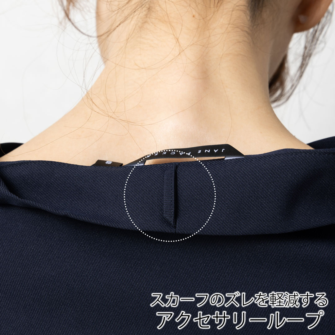 JANE PACKER プルオーバー 七分袖 カットソー レディース 事務服 オフィス 制服 春 夏 秋 冬 春夏 秋冬 ストレッチ 吸汗 速乾 吸水 吸水 透け防止 ジェーン・パッカー 2024SS