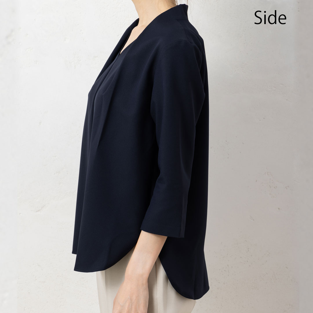 JANE PACKER プルオーバー 七分袖 カットソー レディース 事務服 オフィス 制服 春 夏 秋 冬 春夏 秋冬 ストレッチ 吸汗 速乾 吸水 吸水 透け防止 ジェーン・パッカー 2024SS