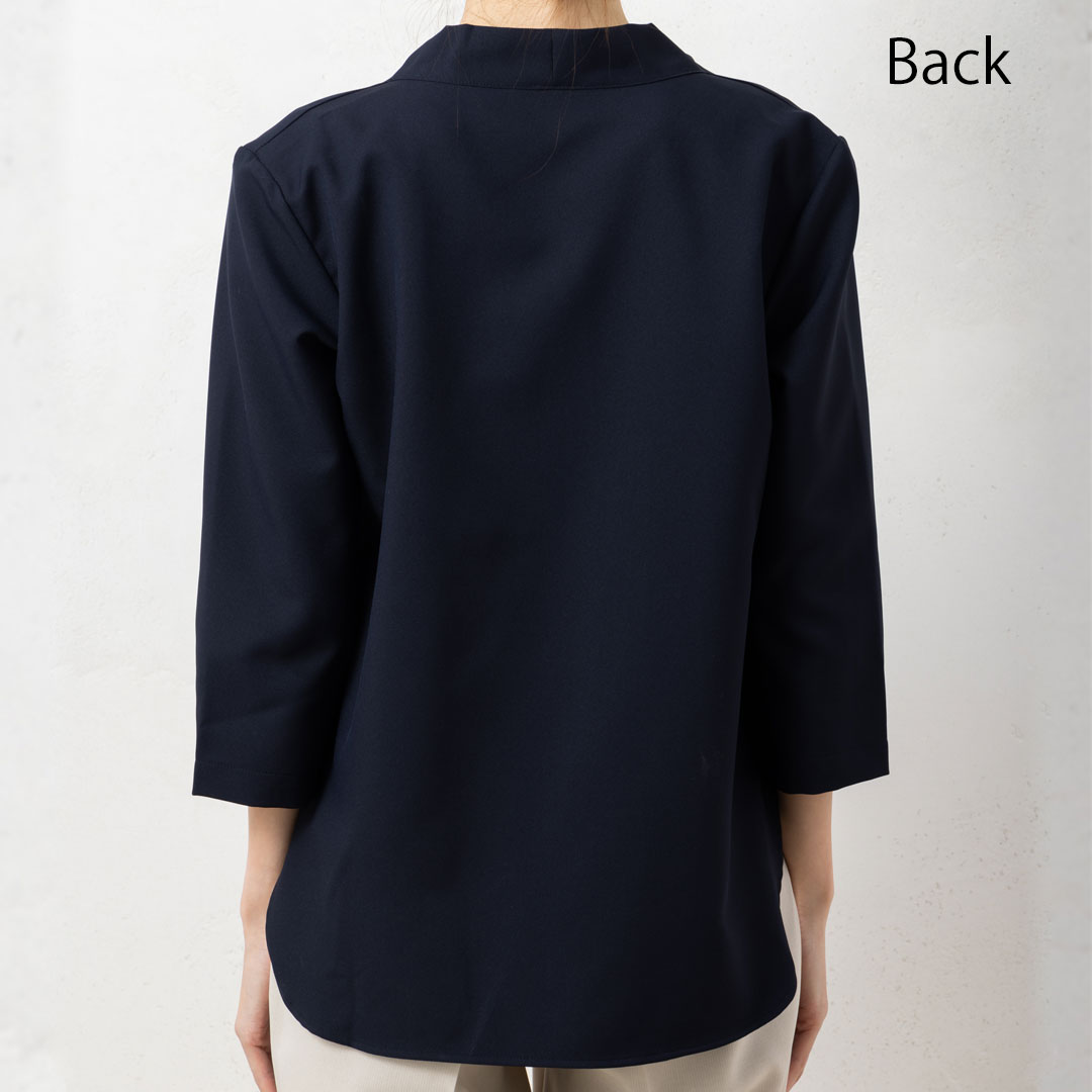 JANE PACKER プルオーバー 七分袖 カットソー レディース 事務服 オフィス 制服 春 夏 秋 冬 春夏 秋冬 ストレッチ 吸汗 速乾 吸水 吸水 透け防止 ジェーン・パッカー 2024SS