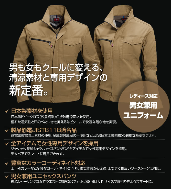 7091 長袖ジャケット 春夏用 作業服 作業着 BURTLE バートル | 作業着