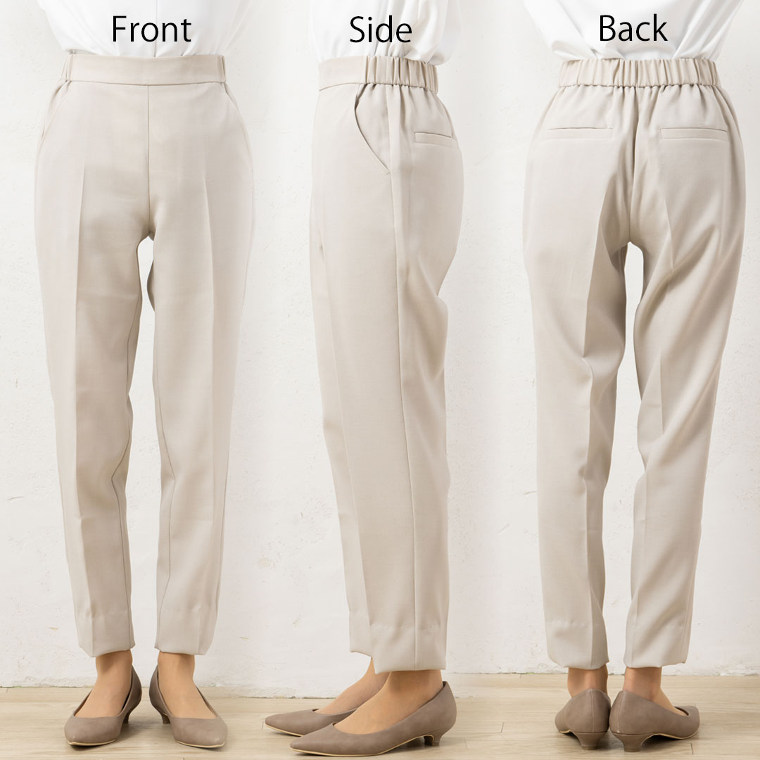 JANE PACKER パンツ テーパード レディース 事務服 オフィス 制服 春 夏 秋 冬 春夏 秋冬 ストレッチ 抗菌 消臭 防汚 抗ウイルス ジェーン・パッカー 2024AW