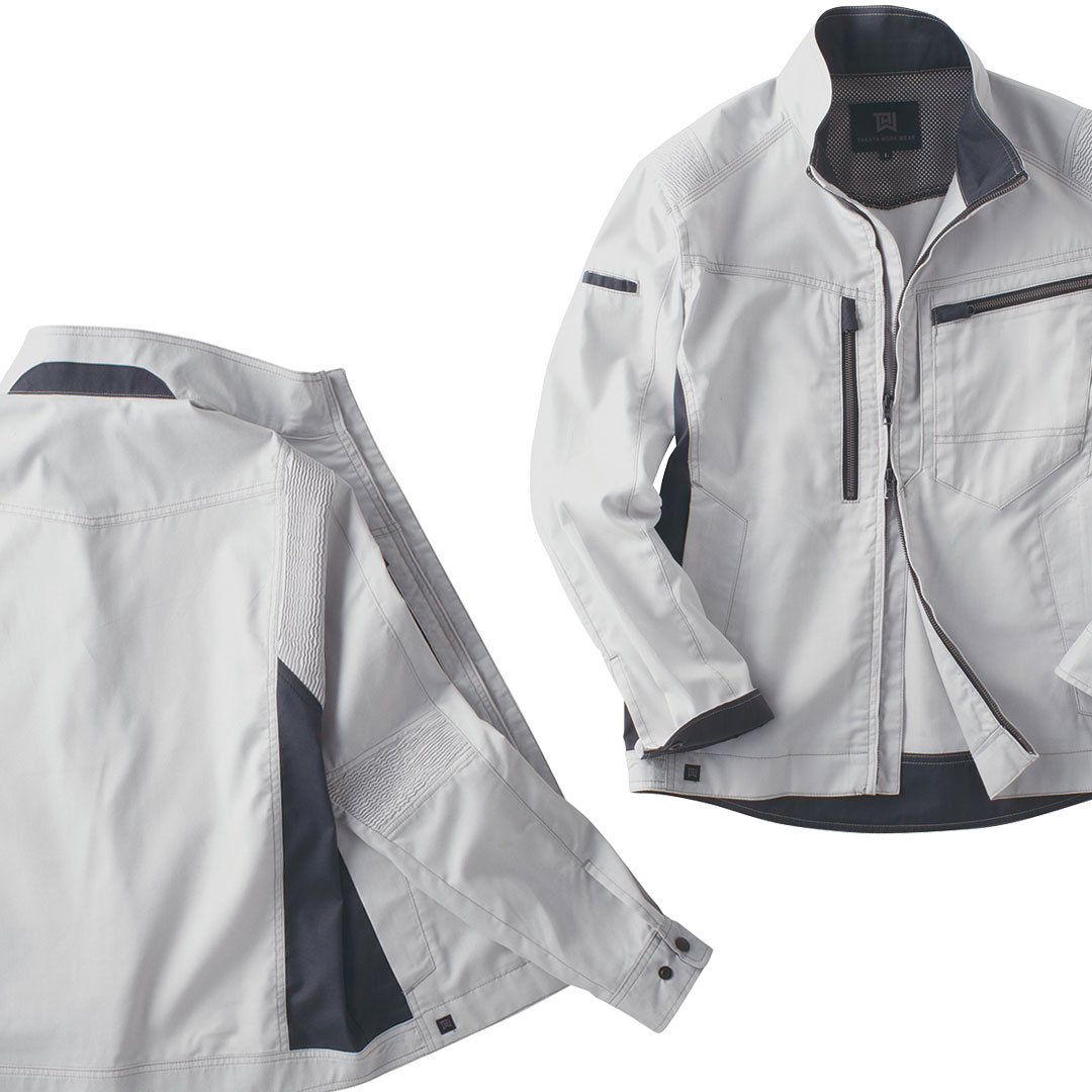 TAKAYAWORKWEAR タカヤワークウェア TWS123 ストレッチ長袖ジャケット 春夏用 メンズ レディース 作業服 作業着 ジャンパー ブルゾン
