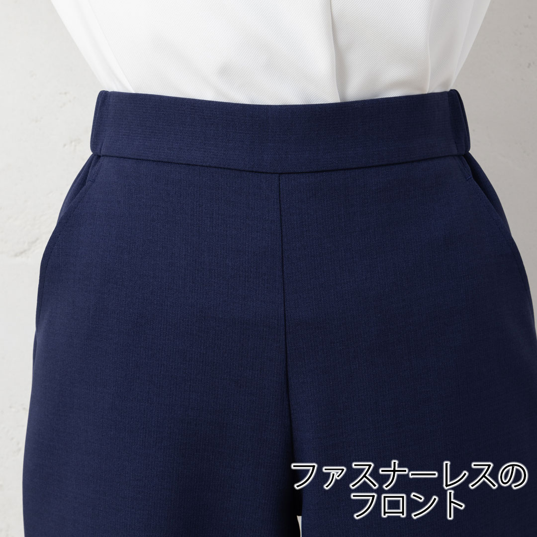 JANE PACKER パンツ ワイド レディース 事務服 オフィス 制服 春 夏 秋 冬 春夏 秋冬 ストレッチ 抗菌 消臭 防汚 抗ウイルス ジェーン・パッカー 2024AW
