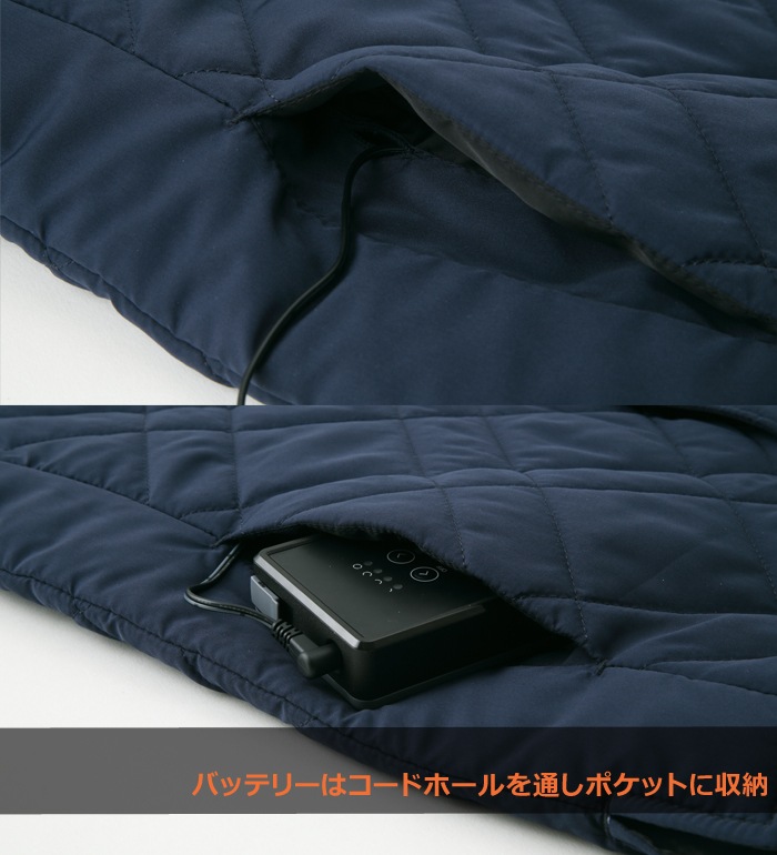 雷神服 BO31950 防寒 ベスト 発熱体対応 単品 メンズ レディース 秋冬 作業服 作業着 インナーベスト 返品不可
