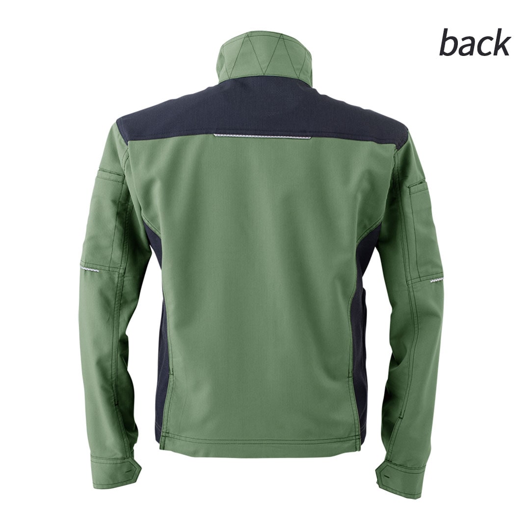 A9071 長袖 ジャケット メンズ レディース JIS 帯電防止 制電 ストレッチ 作業服 作業着 ジャンパー ブルゾン 春 夏 ANDARE SCHIETTI アンドレスケッティ