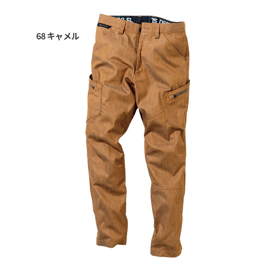 TS DESIGN ティーエスデザイン  5314 ノータックカーゴパンツ 秋冬用  メンズ ストレッチ 作業服 作業着 ズボン