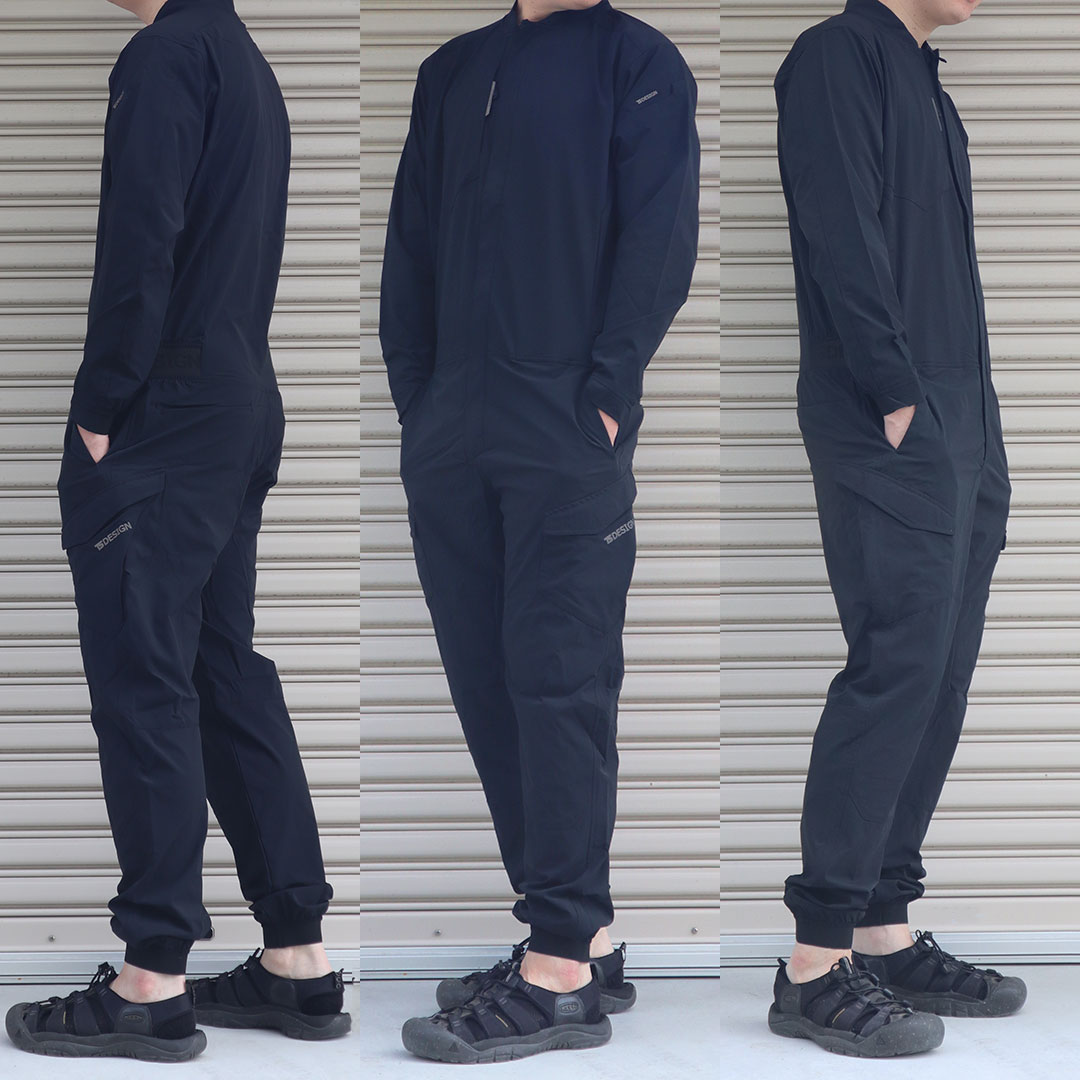 9110 つなぎ 長袖 ストレッチ 軽量 春秋冬 スリム Ts Design ティーエスデザイン メンズ レディース 作業服 作業着 ツナギ オーバーオール 作業着 作業服 かっこいい おしゃれなブランド作業服 衣 職 自由 本店
