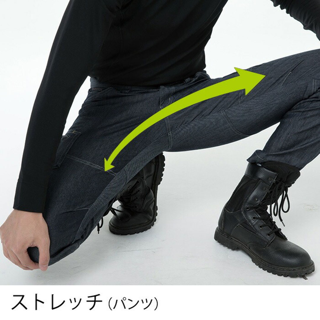 TS DESIGN ティーエスデザイン  53141 ノータックカーゴパンツ 春夏秋冬用  レディース ストレッチ 作業服 作業着 ズボン