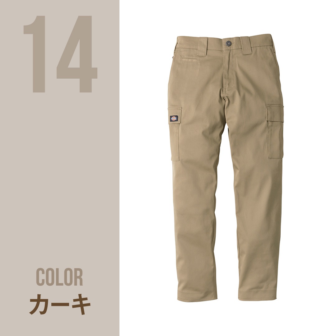 Dickies ディッキーズ D2875 カーゴパンツ ノータック ストレッチ メンズ レディース 春秋冬 作業服 作業着 ズボン 100周年記念モデル オールドスタイル