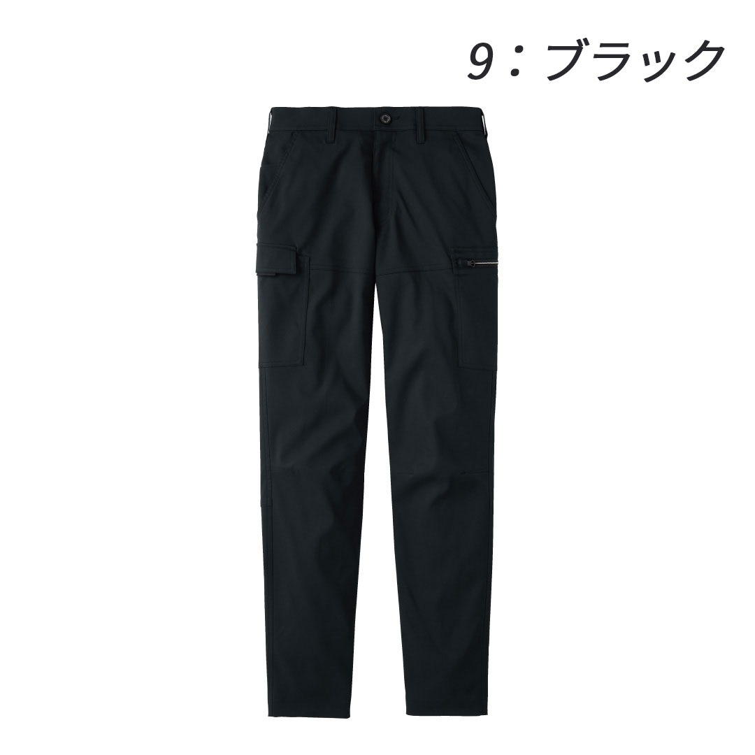 SPT22425 カーゴパンツ サンエス エコ素材 軽量 帯電防止 防風 ストレッチ メンズ レディース 秋冬 作業服 作業着 ズボン 2024AW