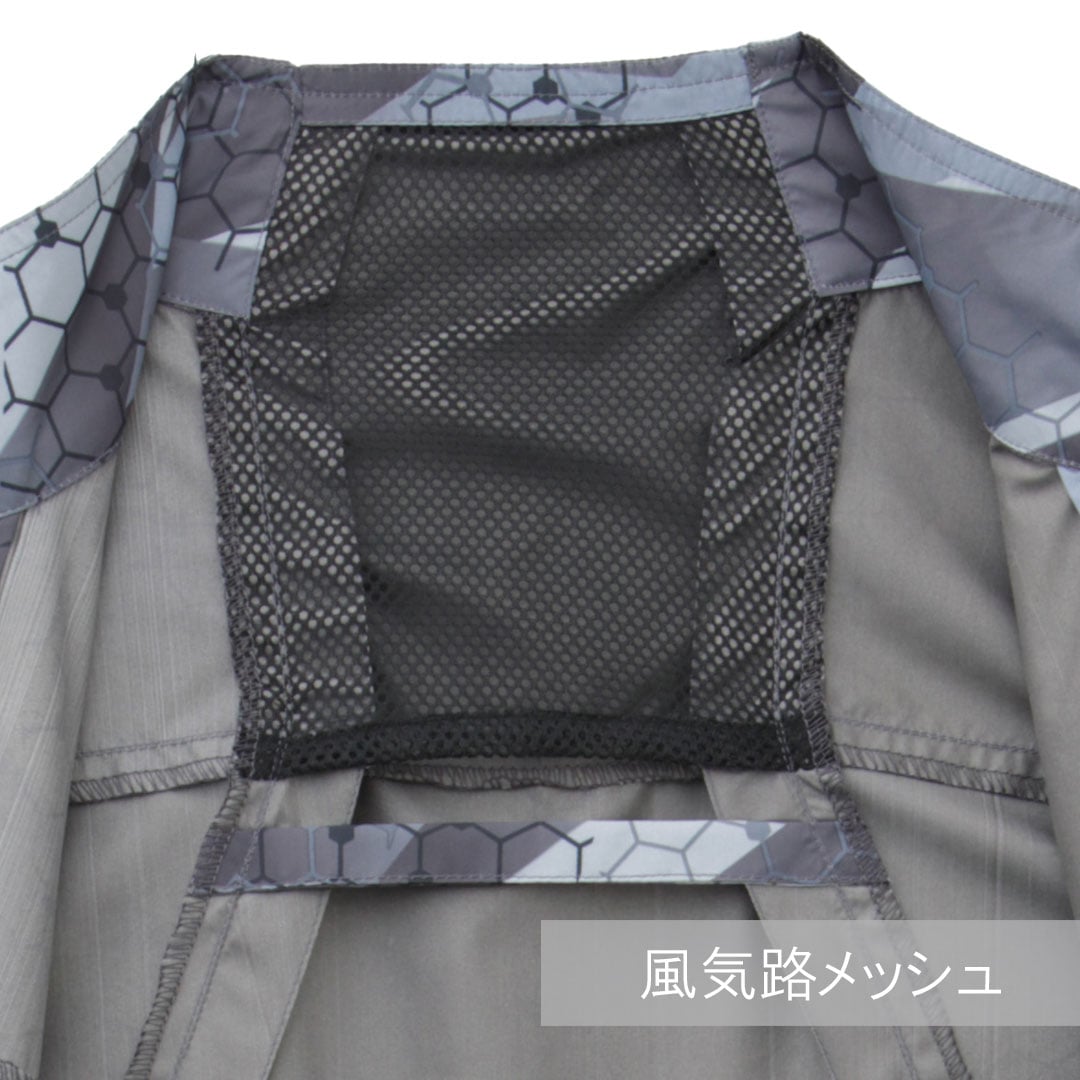 空調風神服 KU92142 ベスト 春夏用 メンズ 作業服 作業着 単品