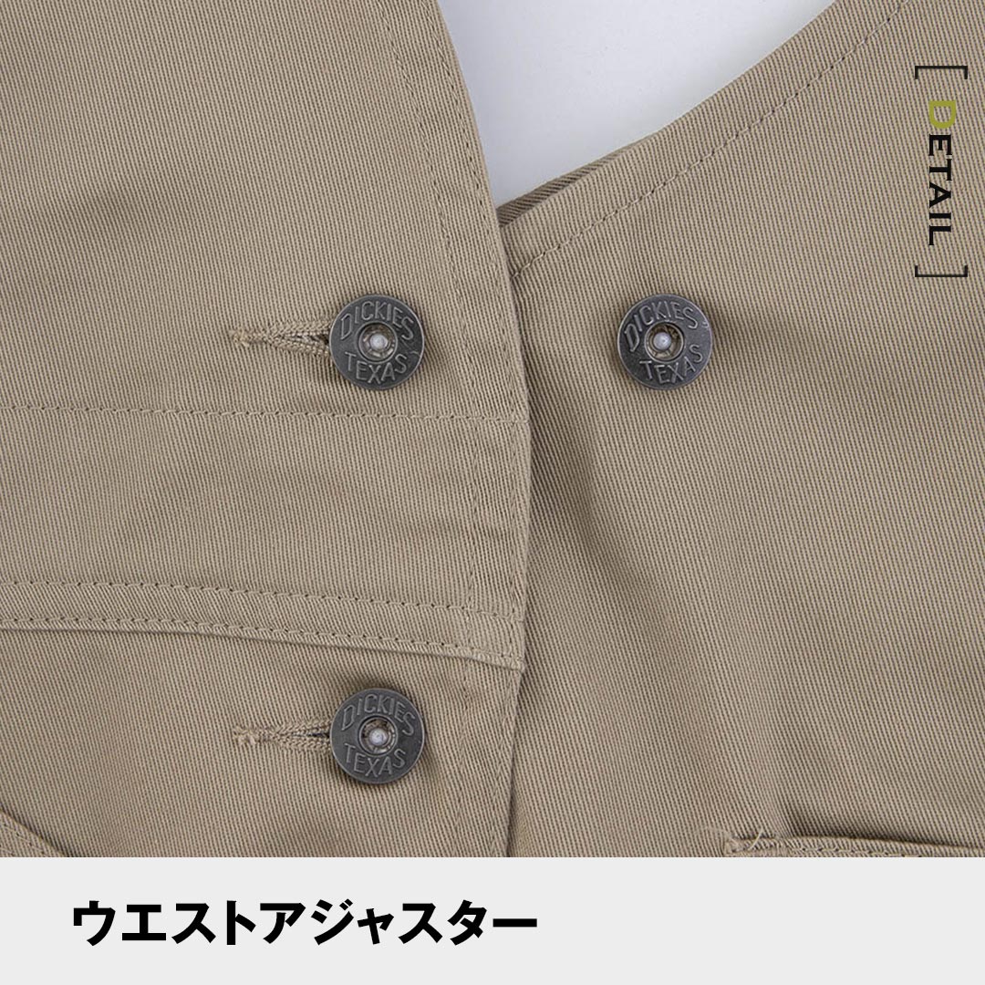 Dickies ディッキーズ D769 オーバーオール サロペット ストレッチ チノ 秋冬 メンズ レディース 作業服 作業着 つなぎ オールインワン
