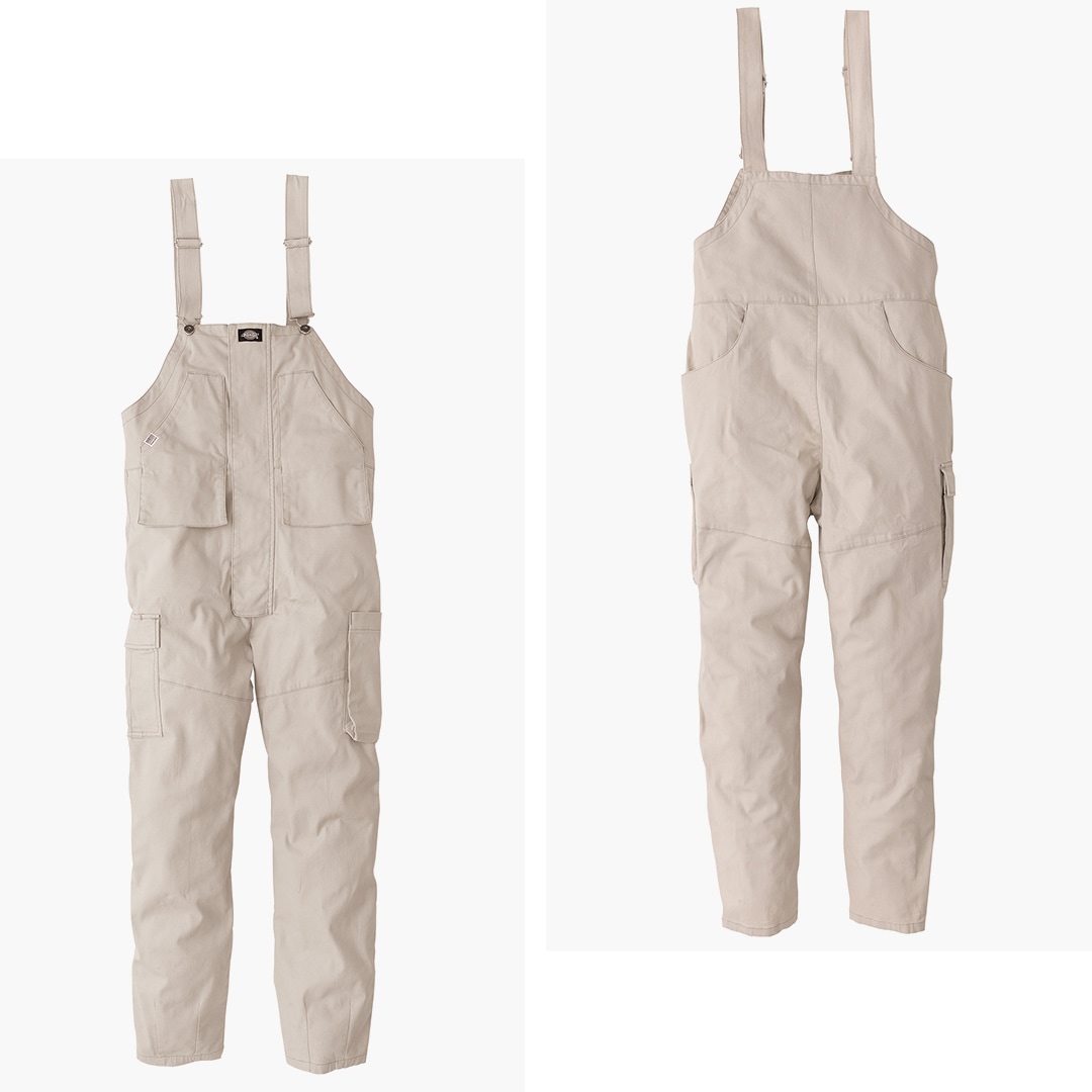Dickies ディッキーズ D739 オーバーオール ストレッチ オックス 春夏秋冬 メンズ レディース 作業服 作業着 つなぎ サロペット オールインワン カーゴ ポケット