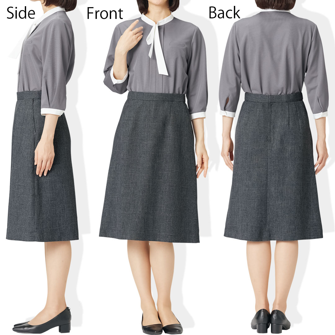 ポロシャツ リボンカラー 七分袖 レディース オフィス カジュアル 事務服 制服 春 夏 秋 春夏 ブラウス ニット 高通気 吸汗速乾 2025SS