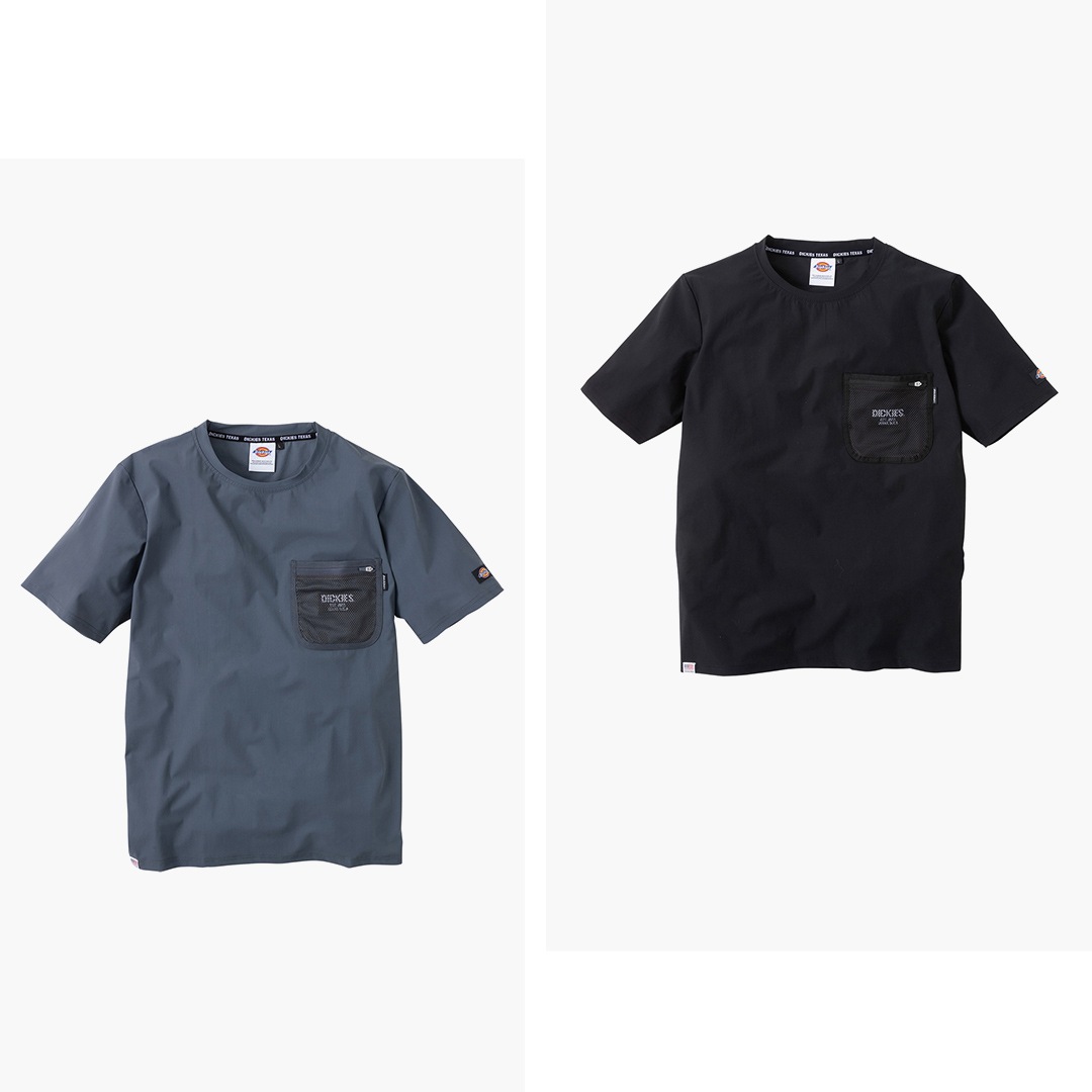 Dickies ディッキーズ D787 半袖 Tシャツ ストレッチ ナイロン メンズ レディース 春夏 作業服 作業着