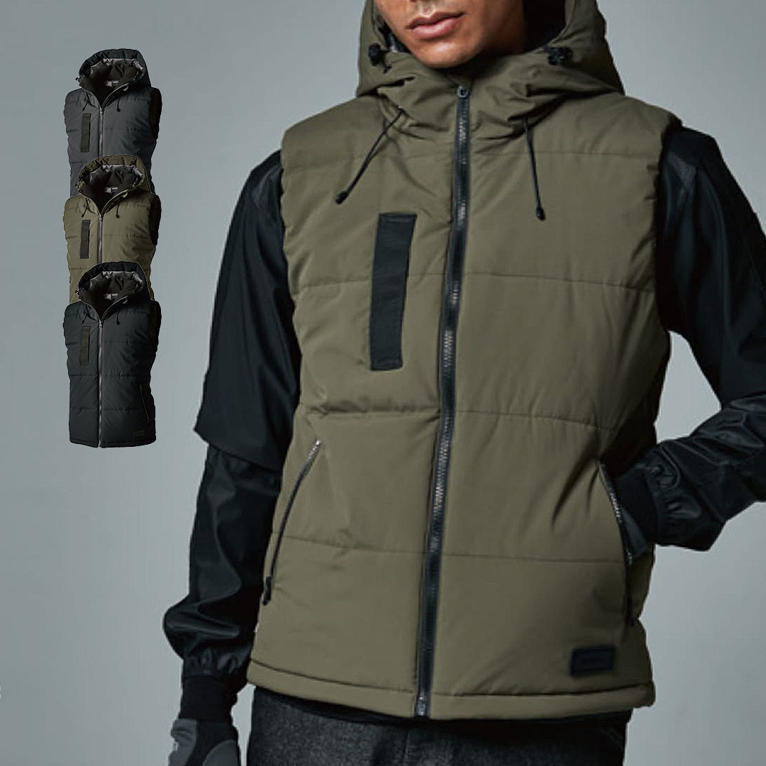 1928 防寒 ベスト TS DESIGN ティーエスデザイン 2024AW メンズ 保温 中綿 ストレッチ 静電気ケア 反射 作業服 作業着