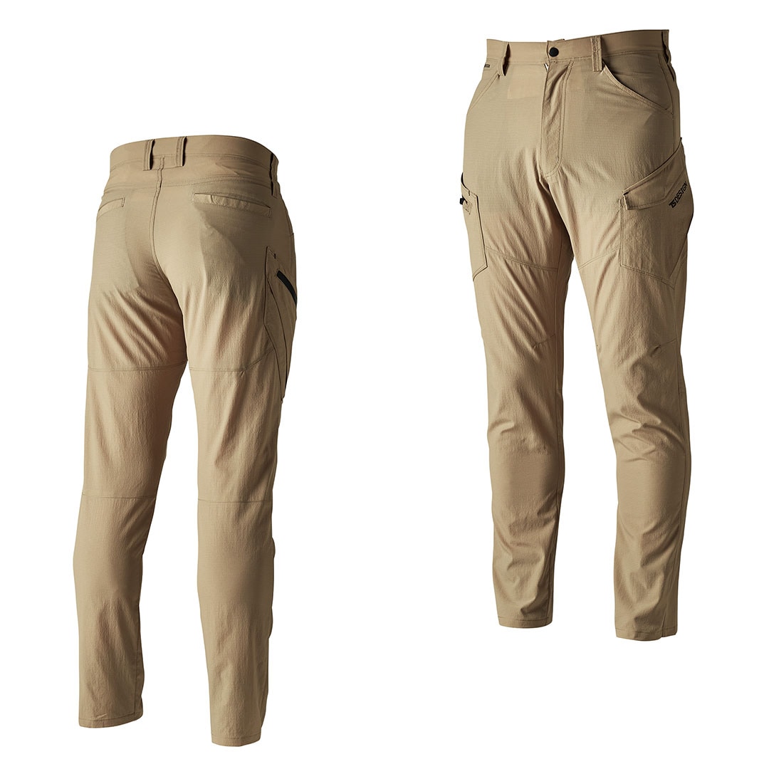TS DESIGN ティーエスデザイン 4604 カーゴパンツ ノータック 高通気 軽量 高強度 ストレッチ ナイロン100% メンズ 春夏 作業服 作業着 ズボン