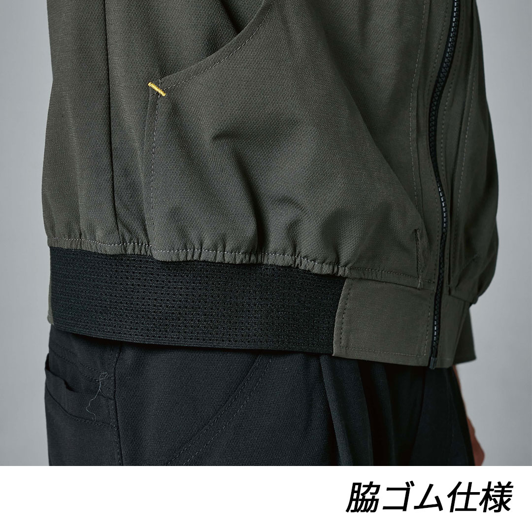 50346 ニッカーズ ジャケット TS DESIGN 綿ライク 帯電防止 高通気 ストレッチ メンズ レディース 長袖 春夏 作業服 作業着 ジャンパー ブルゾン 2024SS