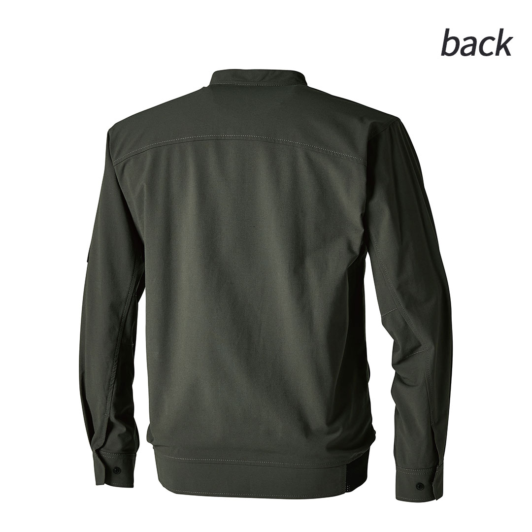 50346 ニッカーズ ジャケット TS DESIGN 綿ライク 帯電防止 高通気 ストレッチ メンズ レディース 長袖 春夏 作業服 作業着 ジャンパー ブルゾン 2024SS