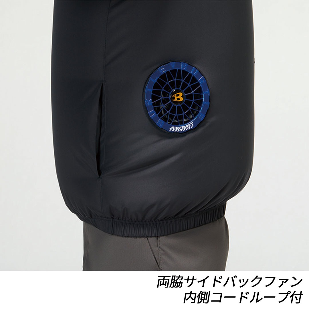 BURTLE バートル AC2096 エアークラフト 半袖 ブルゾン (ファンなし