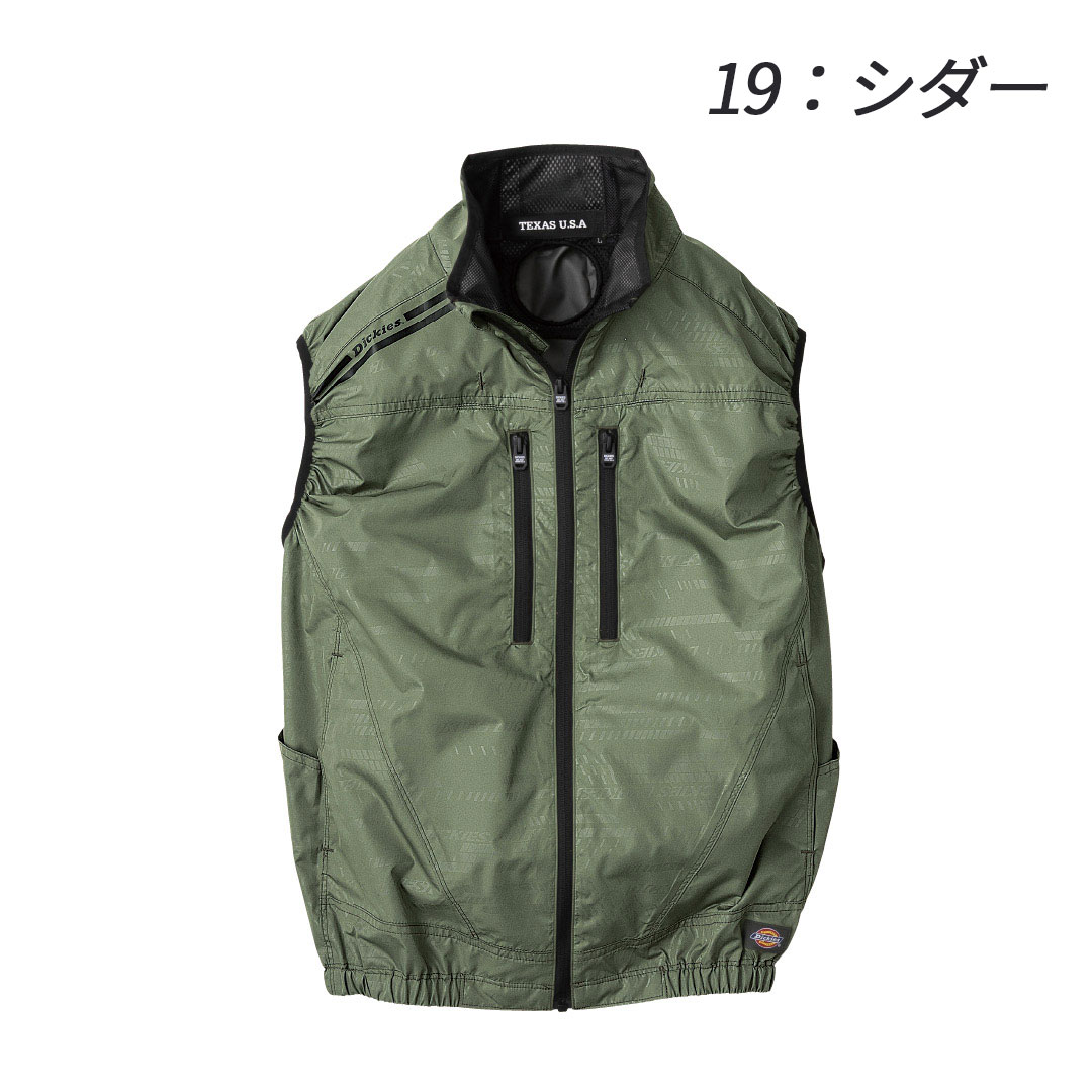 D229 ベスト (ウェアのみ) ディッキーズ Dickies ボルトクール ペルチェ対応モデル 作業服 作業着 2025SS