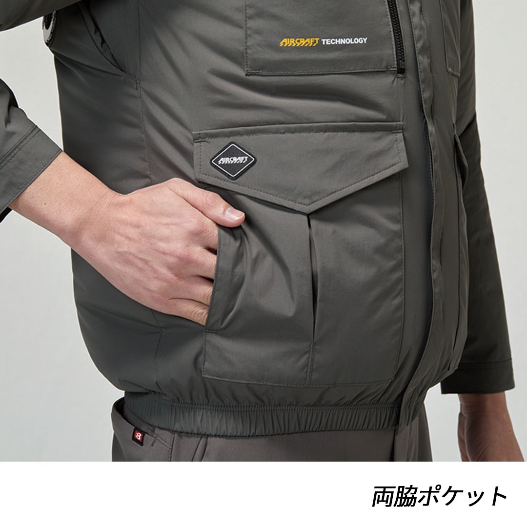 BURTLE バートル AC2104 エアークラフト ベスト (ウェアのみ) 2026SS