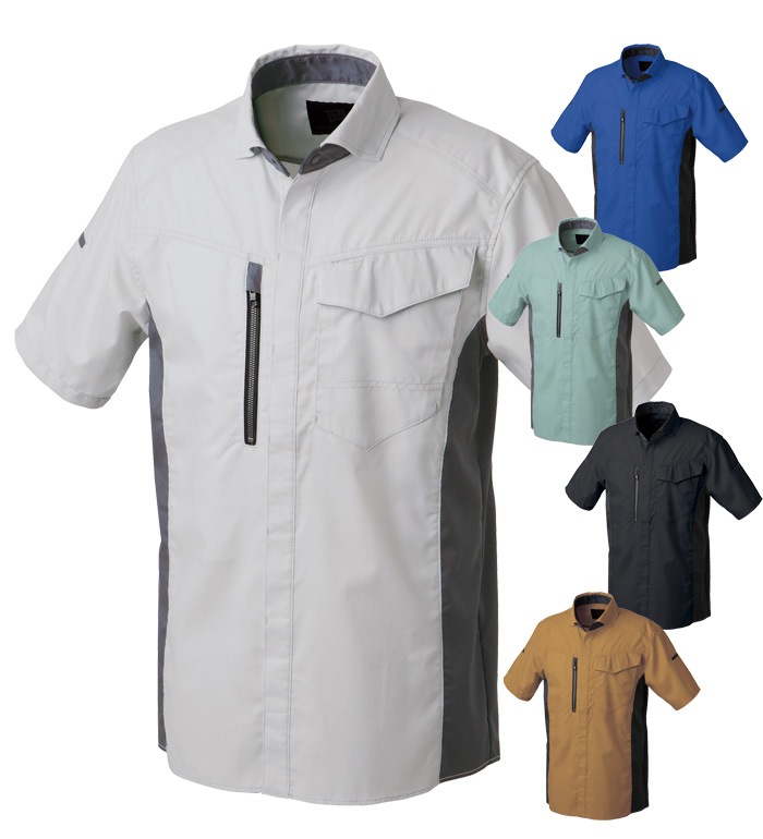 TAKAYAWORKWEAR タカヤワークウェア TWS144 半袖シャツ 春夏用 メンズ レディース 作業服 作業着
