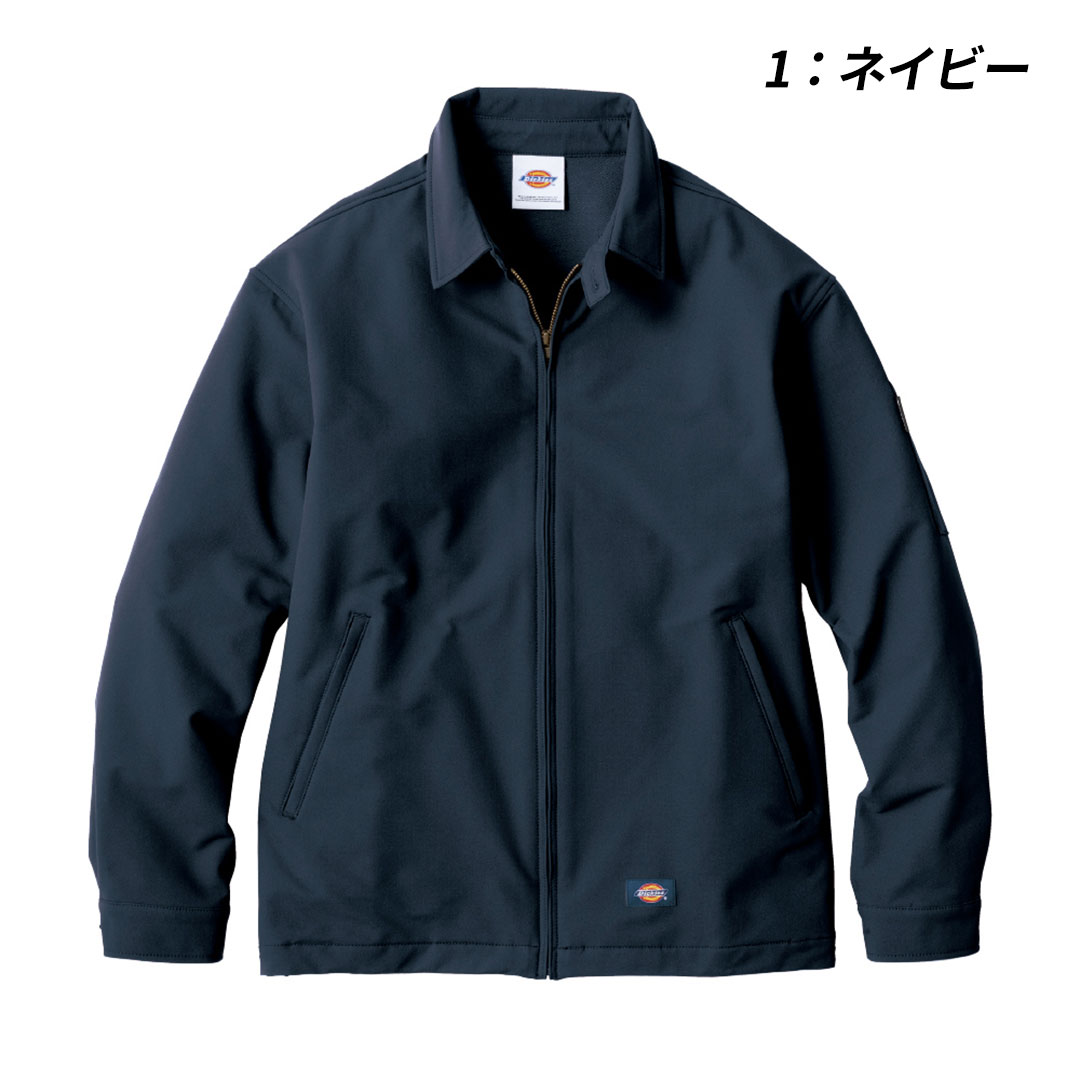 D7570 ストレッチ ジャケット Dickies クラシック 軽量 メンズ レディース 秋冬 作業服 作業着 ブルゾン ジャンパー 2024AW