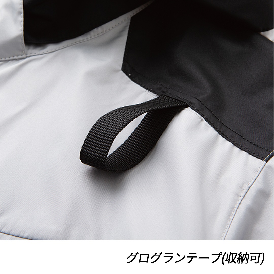 KF92500 半袖 ブルゾン (ウェアのみ) 空調風神服 冷却服 空調 服 熱中症対策 EFウェア 裏チタン加工 2026SS 作業服 作業着