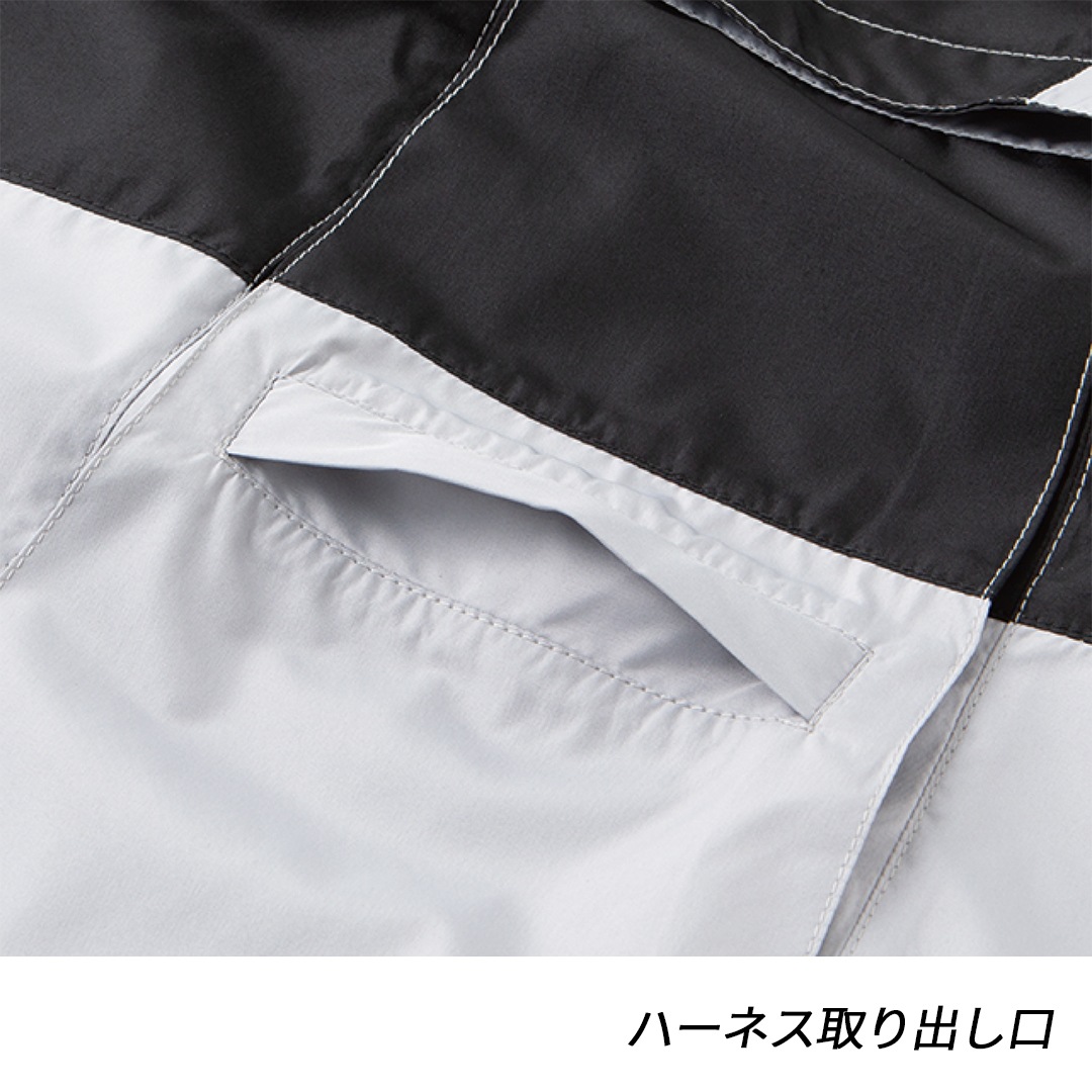 KF92500 半袖 ブルゾン (ウェアのみ) 空調風神服 冷却服 空調 服 熱中症対策 EFウェア 裏チタン加工 2026SS 作業服 作業着