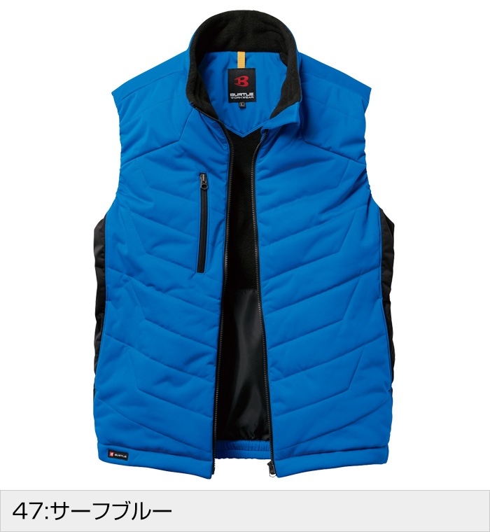 Burtle バートル 7414 ストレッチ軽防寒ベストメンズ レディース 作業服 作業着 防寒着 防寒服 かっこいい おしゃれなカジュアル防寒 衣 職 自由 本店