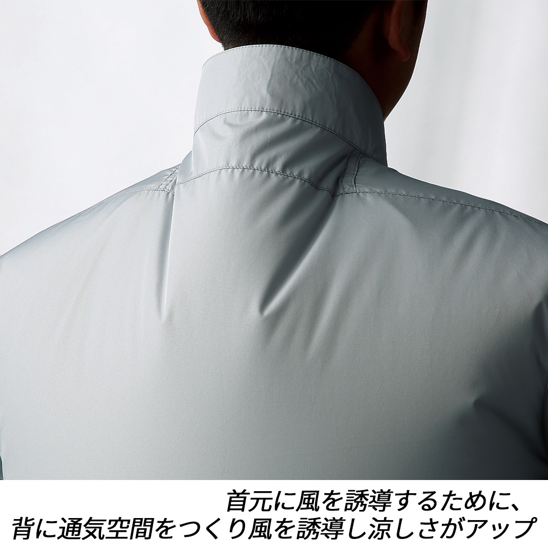 26898 ベスト (ウェアのみ) クロダルマ 空調 服 冷却服 熱中症対策 EFウェア エアセンサー 2026SS 作業服 作業着