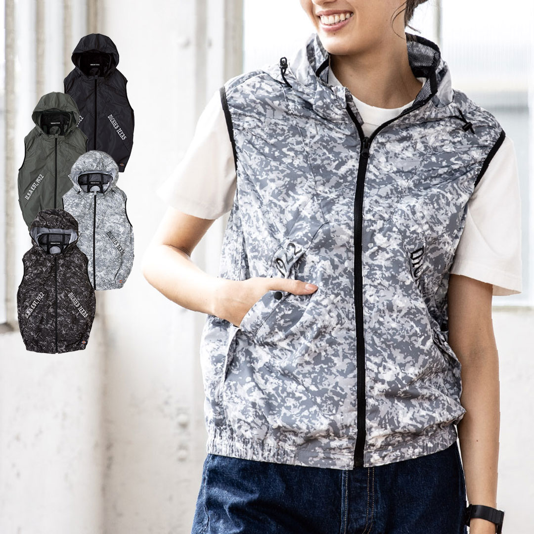 D339 ベスト (ウェアのみ) ディッキーズ Dickies ボルトクール ペルチェ対応モデル 作業服 作業着 2025SS